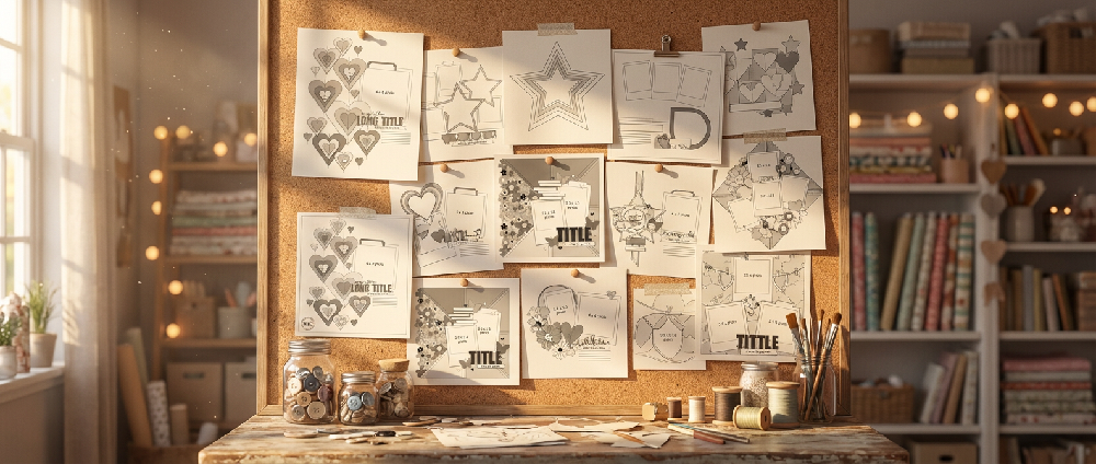 Sketches for Scrapbooking Layouts